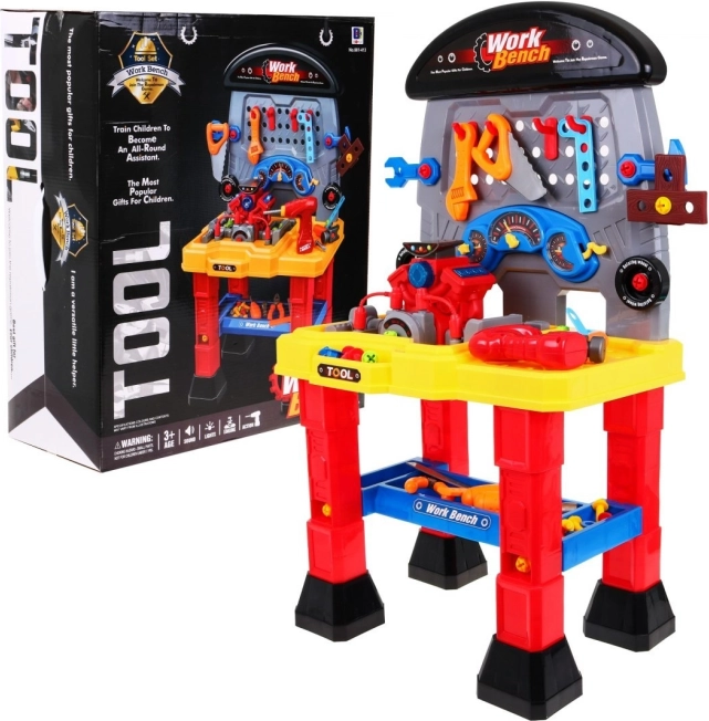 Officina per bambini con motore ed effetti luminosi