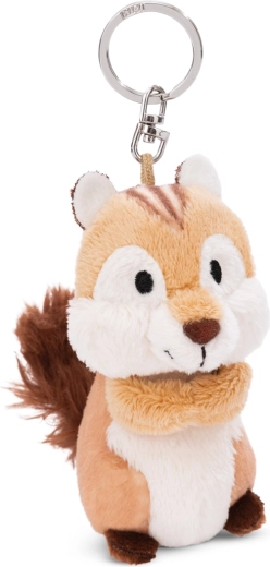 Portachiavi peluche scoiattolo Chipmunk Jojo 9 cm NICI GREEN