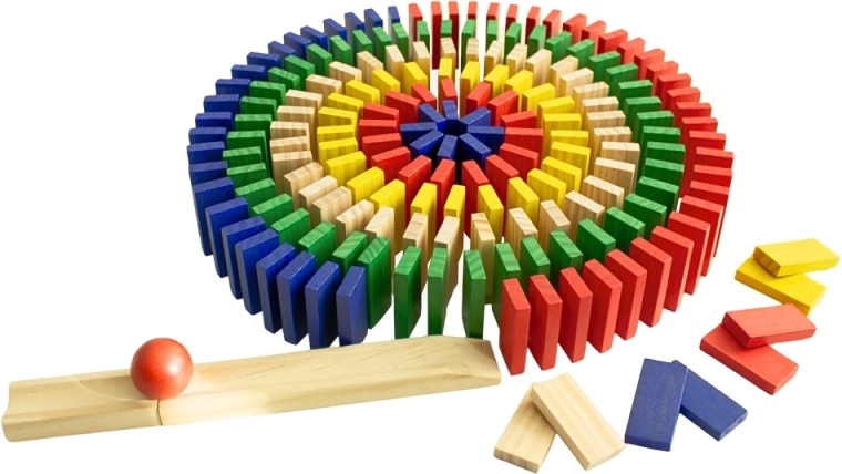 Domino colorato in legno 400 pezzi 2Kids Toys