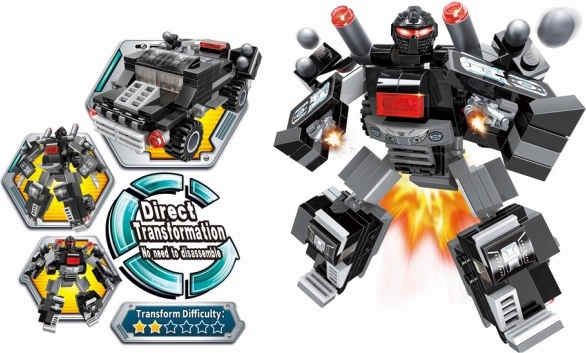 Qman Blast Ranger – guardiano luminoso robot e auto trasformabile