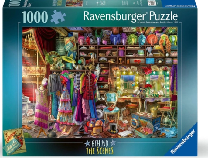 Puzzle Ravensburger "Dietro le quinte" da 1000 pezzi