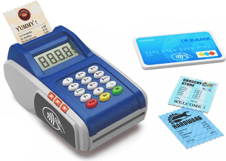 Terminale di pagamento elettronico per bambini per carte - 1 pezzo
