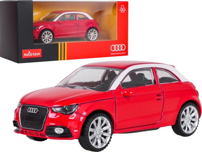 Modello in metallo Audi A1 RASTAR in scala 1:43, rosso