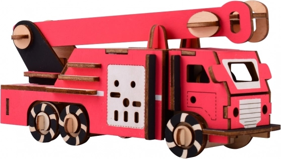 Puzzle 3D in legno camion dei pompieri WOODCRAFT