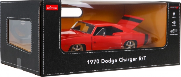 Modello auto 1970 Dodge Charger R/T 1:16 con telecomando