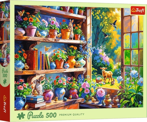 Puzzle Mattina di primavera nell'aranciera 500 pezzi TREFL