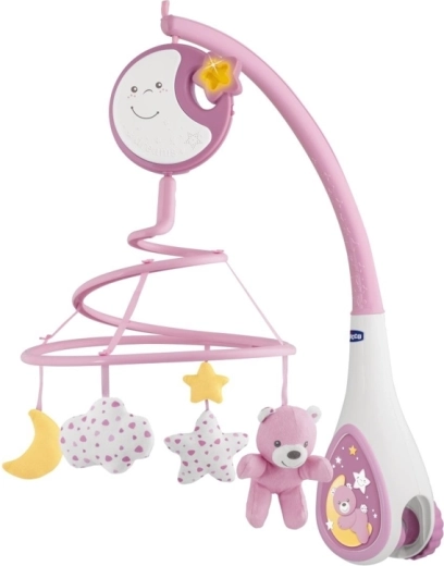 Chicco Next2Dreams 3v1 giostrina musicale da lettino con luce notturna rosa 0m+