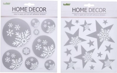 Decorazione per parete o finestra – Motivi natalizi 22,9x18,5 cm