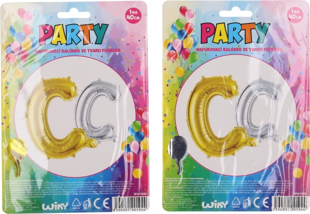 Palloncino gonfiabile lettera C 40 cm