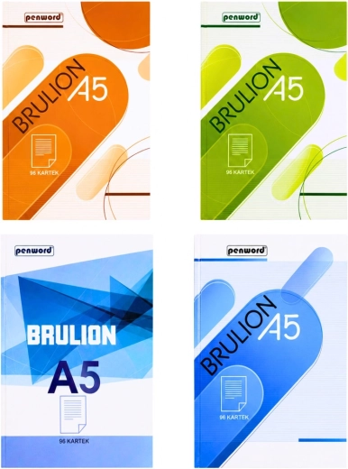 Quaderno PENWORD A5, a quadretti con margine, 96 fogli - 1 pezzo
