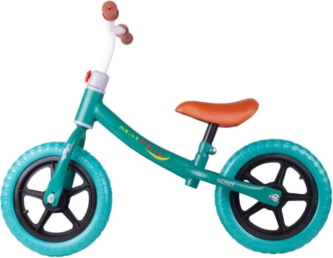 Bicicletta senza pedali per bambini – turchese, leggera e regolabile