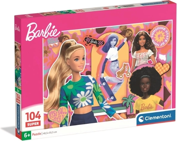 Puzzle Clementoni Super Barbie da 104 pezzi