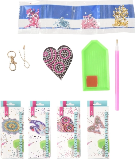 Kit creativo per diamond painting portachiavi UH