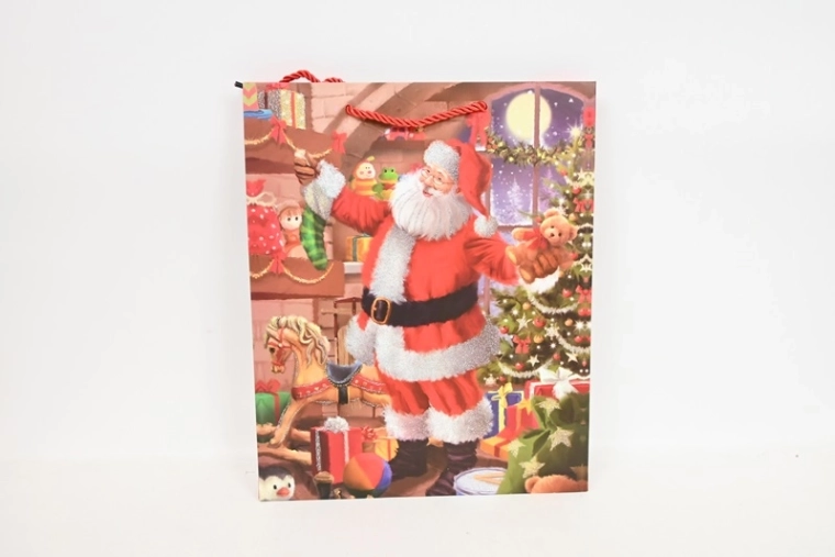 Borsetta regalo in carta festiva M