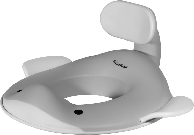 Riduttore WC per bambini Kindsgut balena grigio scuro