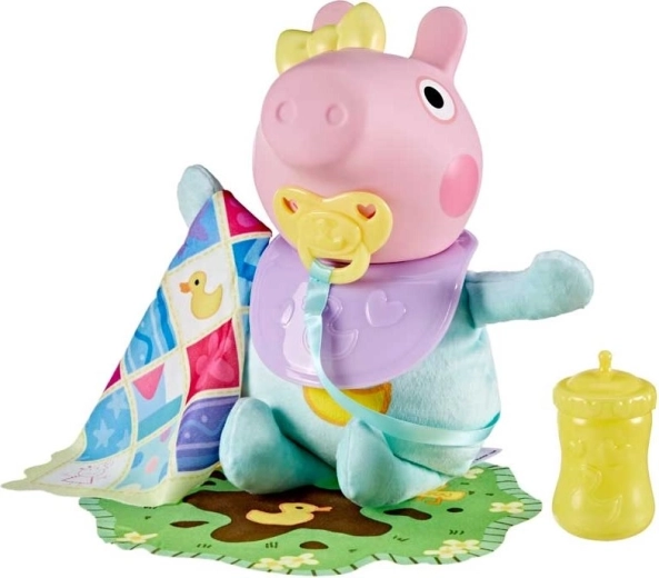 Peppa Pig bebè interattivo Evie bambola di peluche 28 cm