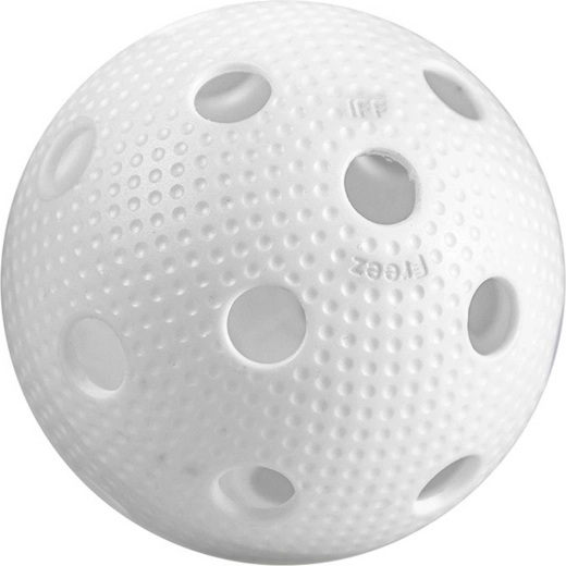 ACRA pallina da floorball Freez Ball Official bianca con certificazione IFF - 1 pezzo
