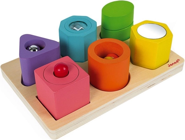 JANOD Puzzle a incastro Forme e suoni