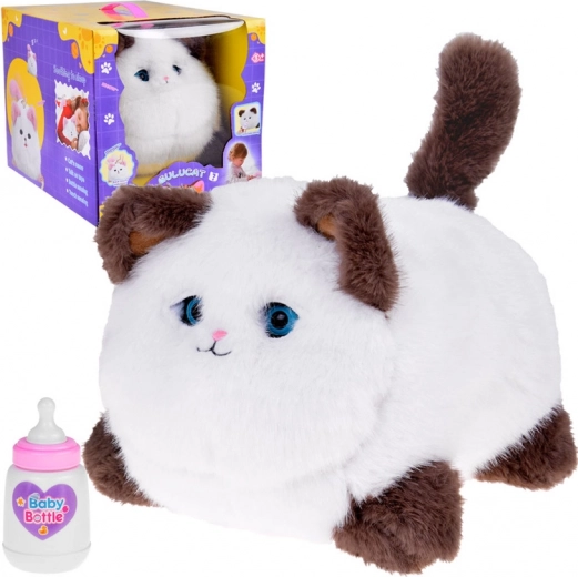 Gatto interattivo Puszek - miagola, fa le fusa e muove gli occhi