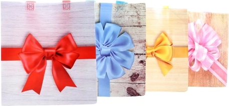 Borsa regalo con fiocchetti