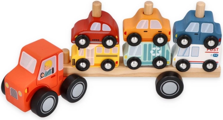 Adam Toys grande carro attrezzi con automobiline