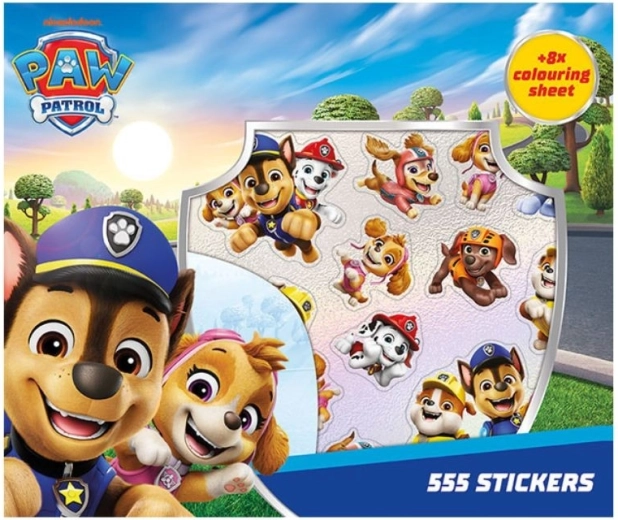 555 adesivi Paw Patrol