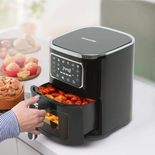 Friggitrice ad aria calda con comandi touch da 5 l