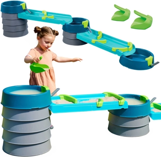 AquaPlay Mudway Flow percorso d'acqua con 29 pezzi