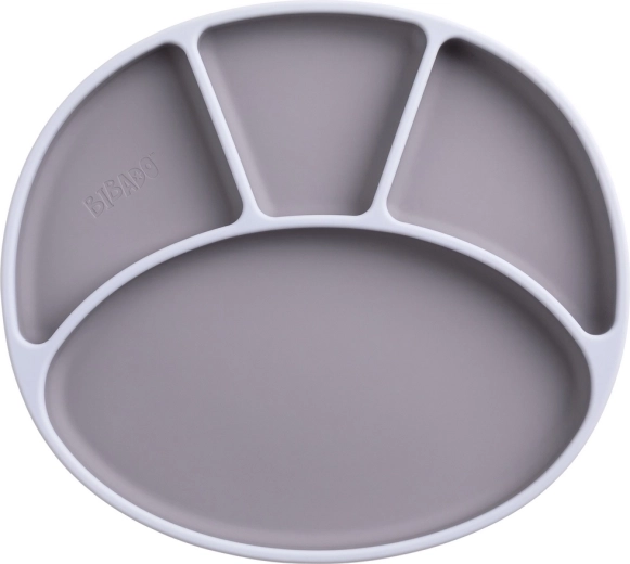 Bibado piatto divisorio in silicone con ventosa Mist