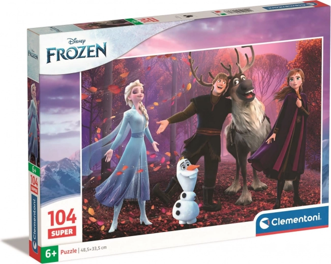 Puzzle 104 pezzi DISNEY FROZEN di Clementoni