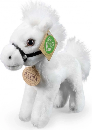 rappa cavallo di peluche bianco 20 cm eco‑friendly