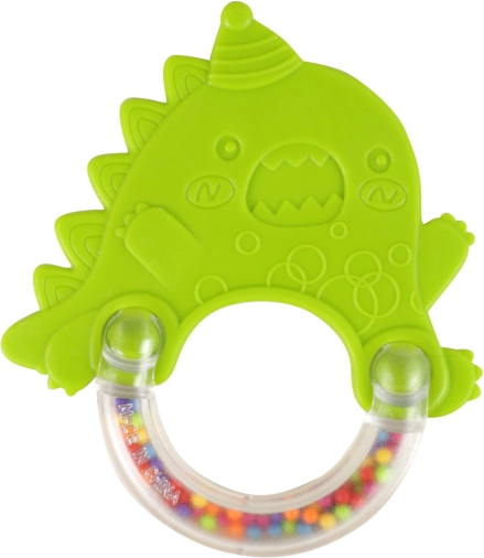 Sonaglio e massaggiagengive dinosauro per neonati