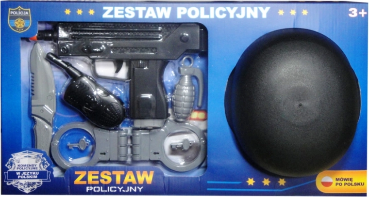 Set della polizia con modulo vocale polacco
