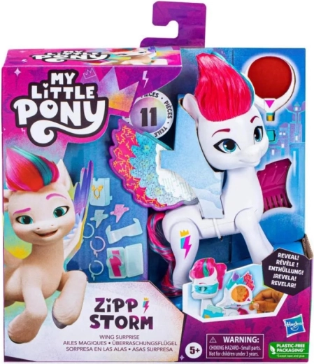 My Little Pony Pony figurina con ali magiche, Zipp Storm