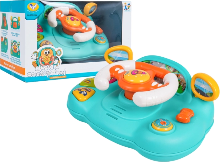 Volante interattivo per bambini con luci e suoni