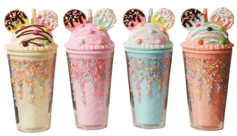 Bicchiere con coperchio e cannuccia OREO 480 ml – varie varianti