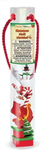 Safari Ltd. tubo di design con figurine natalizie (8 pz)