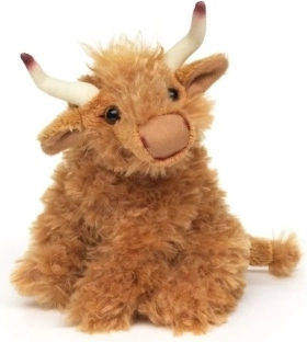 Mucca di peluche eco-friendly 10 cm - 1 pezzo