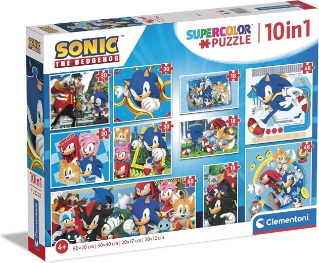 Clementoni puzzle Riccio SONIC 10in1