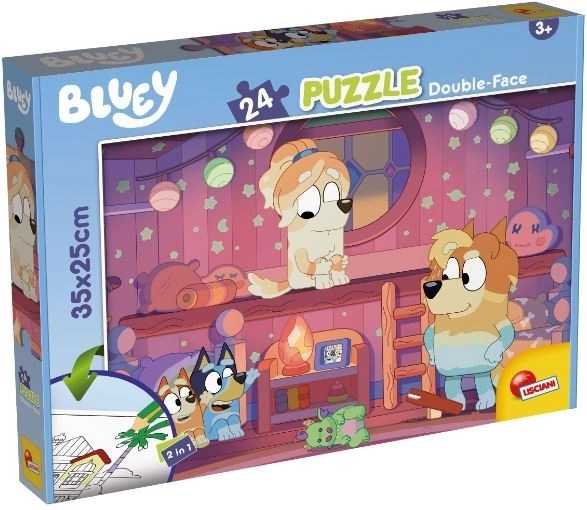 Puzzle doppia faccia 24 pezzi BLUEY