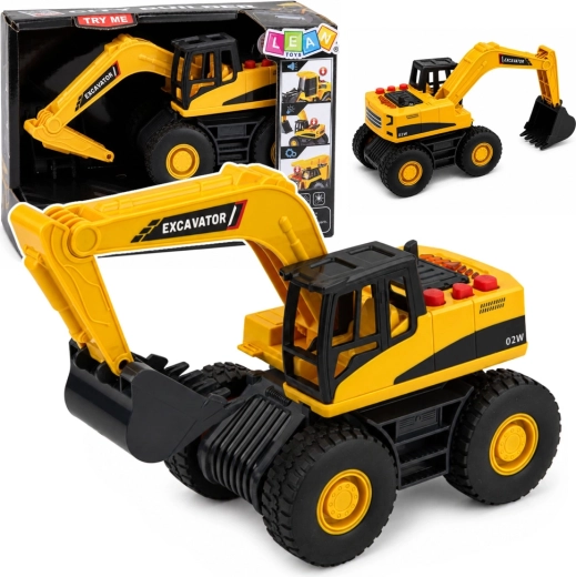 Escavatore da cantiere con luci e suoni 20 cm (1:32) - 1 pezzo