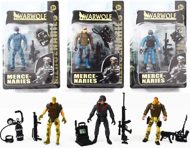 Action figure soldato 10 cm, serie 2 (diversi modelli)