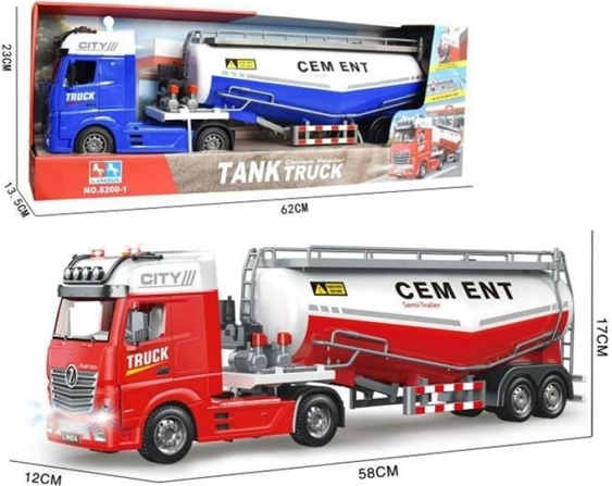 Camion giocattolo per bambini con effetti luminosi e sonori