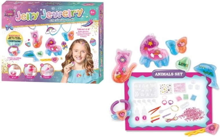 Set creativo per realizzare ciondoli e gioielli in gel