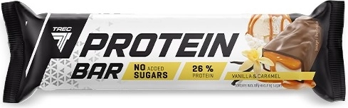 Barretta proteica Trec vaniglia e caramello 48 g