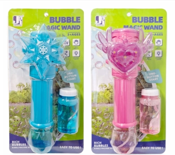 Bacchetta elettrica per bolle con soluzione