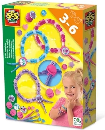 SES Creative braccialetti con perline – set per creare gioielli per bambini