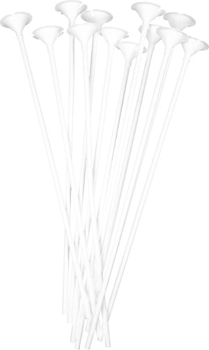 Bastoncini di carta per palloncini, 18 pz