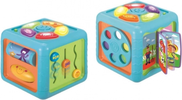 Cubo educativo interattivo per neonati Smily Play con luci e suoni