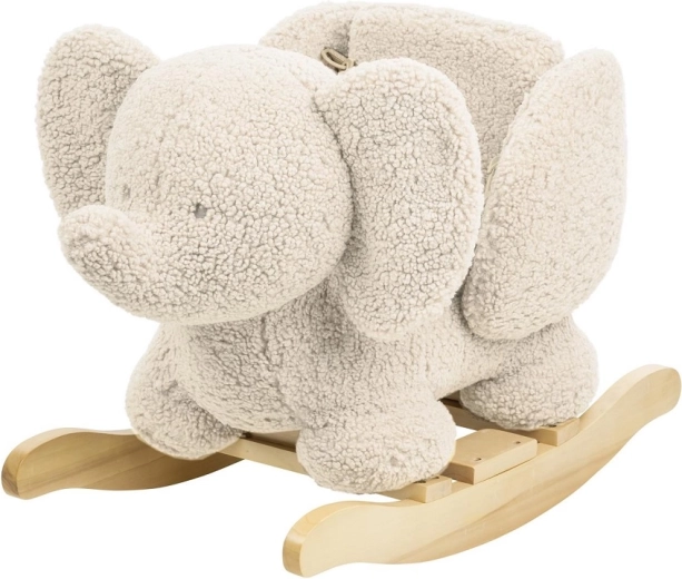 Nattou dondolo Teddy elefantino in peluche ecru